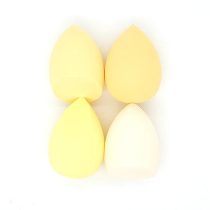 4Pc/Bag Makeup Sponge Powder Puff Dry and Wet Combined Beauty Cosmetic Ball Foundation Powder Puff Bevel Cut Make Up Sponge Tool [CSM]