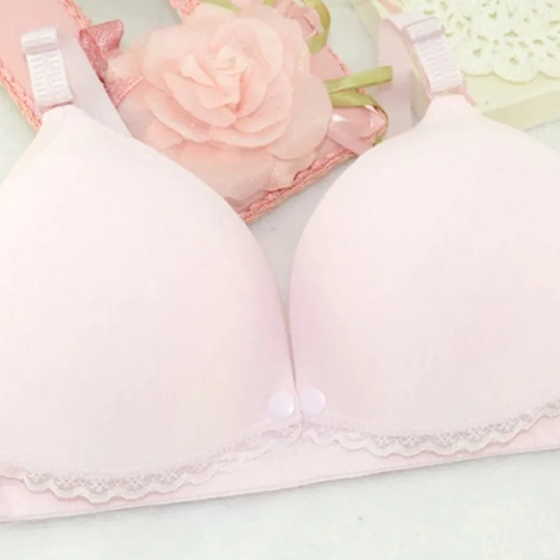 Cotton Maternity Nursing Bras Set Pregnant Breastfeeding Pregnancy Women Underwear Breast Feeding Bra [GRM] [UND]