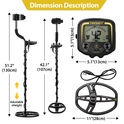 Metal Detector TX850 Component Control Box Search Coil and Rod Armrest Brazil Combination Order Complete Detector needs 3 parts [MTL]