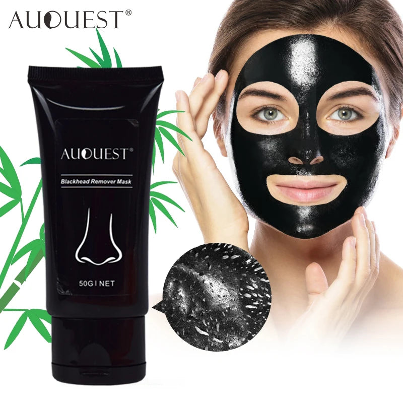 AUQUEST Blackhead Remover Face Mask Oil-Control Nose Black Dots Mask Acne Deep Cleansing Beauty Cosmetics for Women Skin Care [SKC]