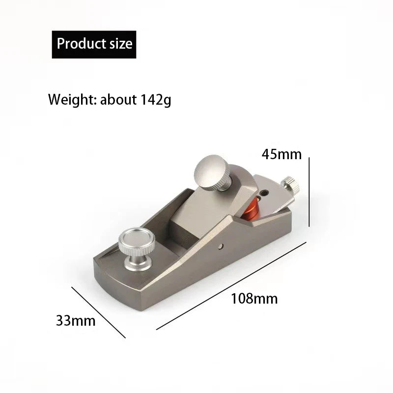 Woodworking Planer Aluminum alloy Mini Hand Planer European Flat Plane Bottom Edge Wood Trimming Plane DIY Carpenter Tools [HTO]