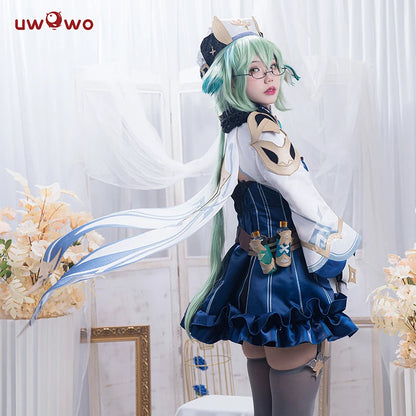 UWOWO Sucrose Cosplay Genshin Impact Cosplay Halloween Christmas Costume Sucrose Dress Retro Mechanical Style Outfit [COS]