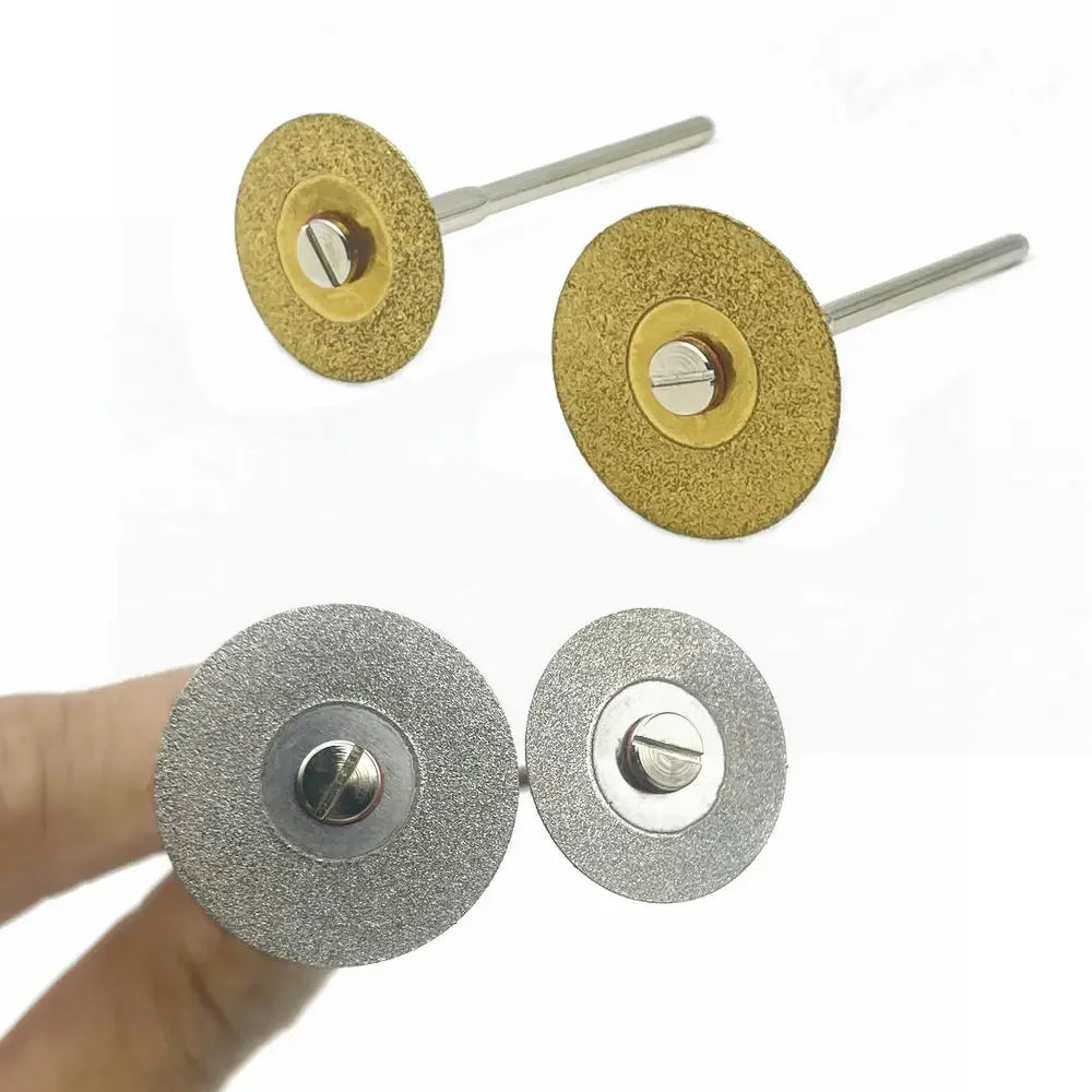 5pcs Dental Diamond Disc Disks Double Sided Grit Cutting Disc Tool Thickness Dental Lab C19/220 [TPT]