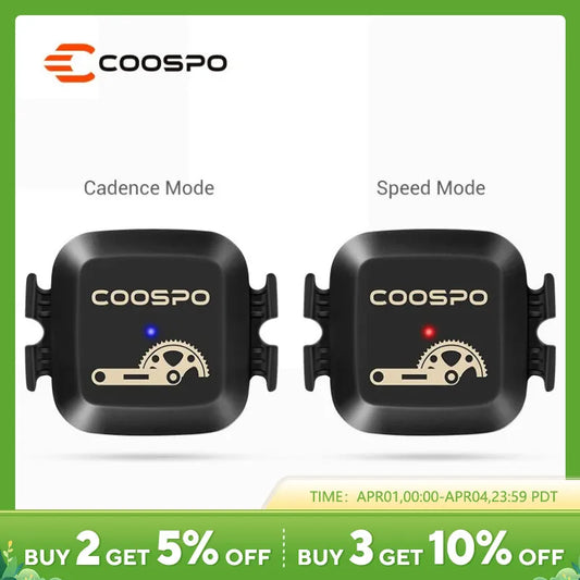 COOSPO BK467 Cadence and Speed Sensor Dual Mode Rpm Monitor Bluetooth 4.0 ANT Road Bike For Wahoo Garmin Bike Computer [CYC]