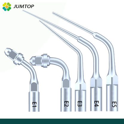 5pcs Dental Ultrasonic Scaler Tip Scaling Tip Periodontics Endodontics Fit EMS Woodpecker SATELEC DTE NSK [DEN]