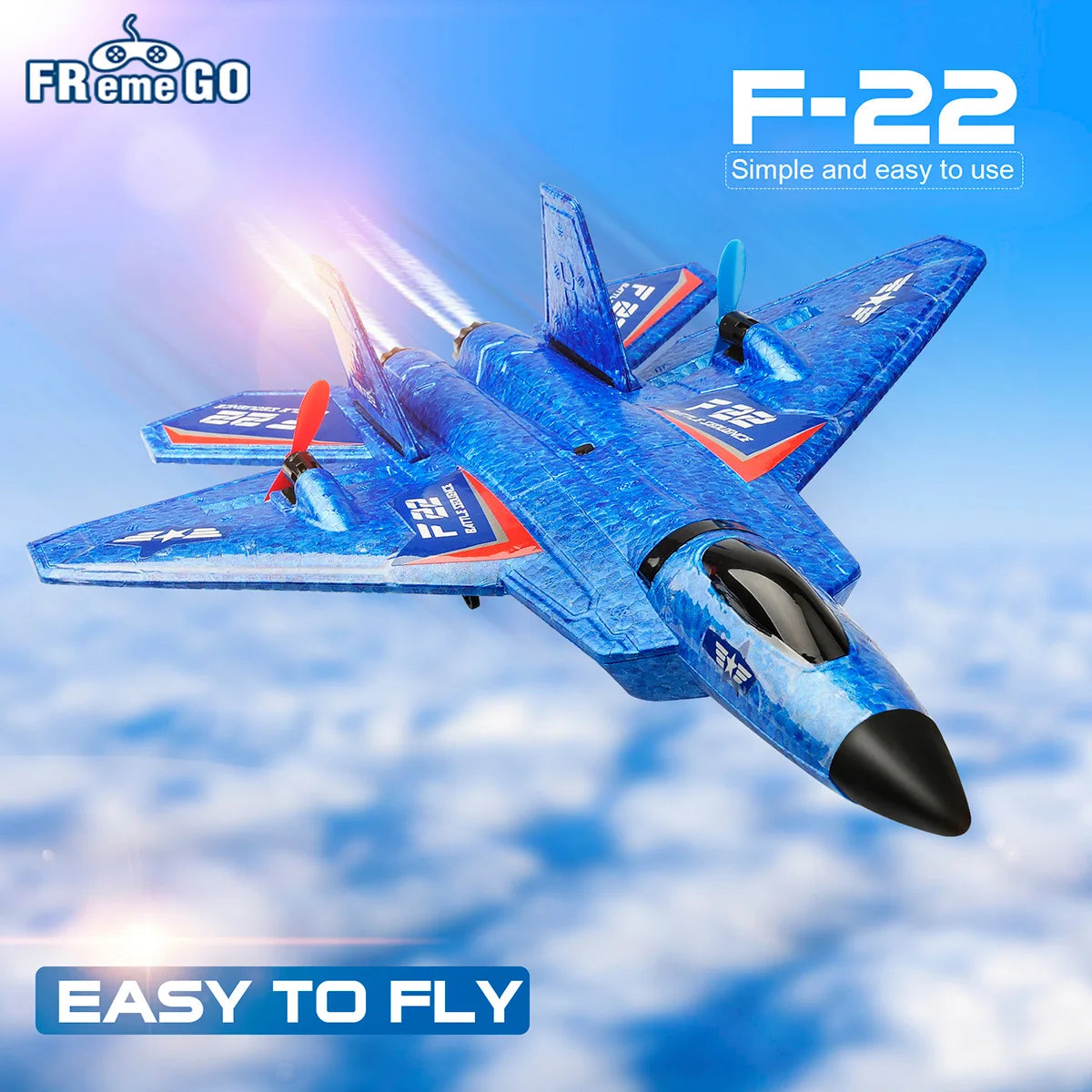 FREMEGO F22 RC Plane SU-27 Remote Control Fighter 2.4G RC Aircraft EPP Foam RC Airplane Helicopter Children Toys Gift [TOYS]