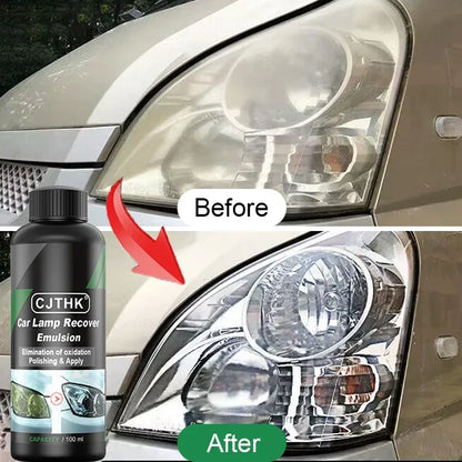 Car Headlight Restoration Polishing Kits Headlamp Scratch Remover Repair Cleaning Paste Remove Oxidation Headlight Polish Liquid [CAR]