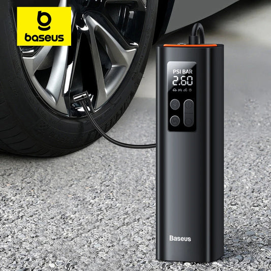 Baseus Mini Car Air Compressor 12V 150PSI Portable Car Tire Inflator Smart Digital Inflatable Pump For Car Bicycle Boat Air Pump [CAR]