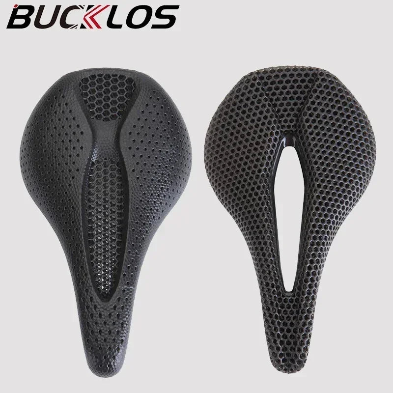 Bicycle 3D Printed Saddle Ultralight Carbon Fiber Road Mountain Bike Seat Cushion Hollow Comfortable 3D MTB Saddle Seat [CYC]