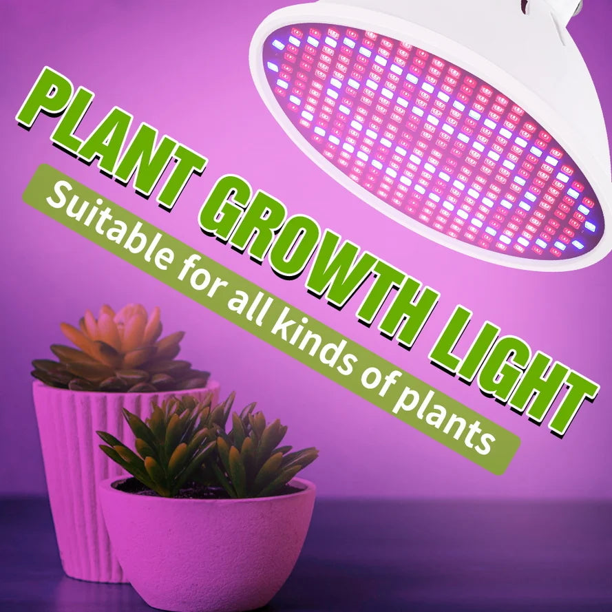 LED grow light Hydroponic Growth Light E27 Led Grow Bulb Full Spectrum 220V UV Lamp Plant Flower Seedling High quality [GAR]