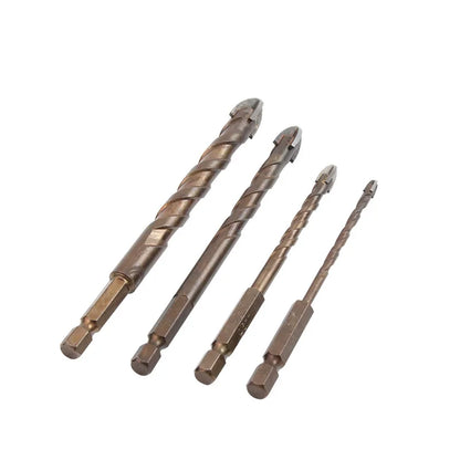 Cross Hexagon Tile Glass Cement Metal Ceramic Wood Plastic Hole Saw Triangle Alloy Drill Bit Size 3mm 4mm 5mm 6mm 8mm 10mm 12mm [PTO]