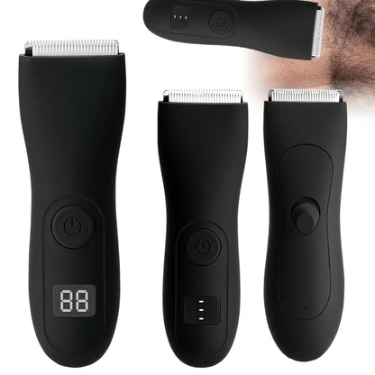 Mens Body Hair Trimmer for Men Balls Women Lady Shaver Hair Removal Bikini Trimmer Groin & Body Shaver Groomer  Arm Beard Razor [HAI]