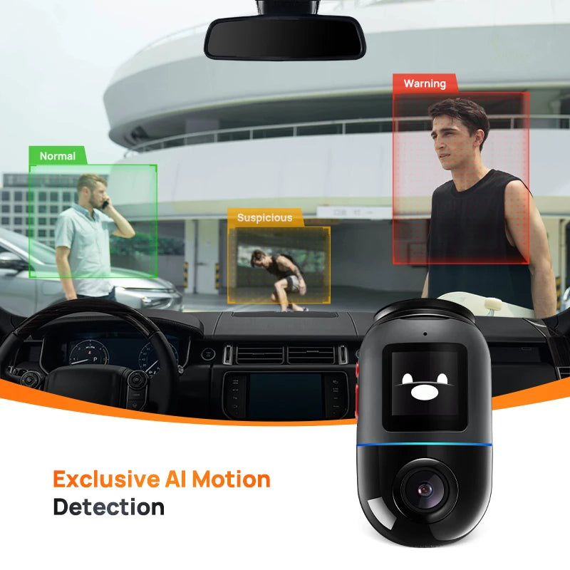 70mai Dash Cam Omni X200 360° Full View Built-in GPS ADAS 70mai Car DVR X200 Camera 24H Parking Monitor eMMC Storage AI Motion [CAR]