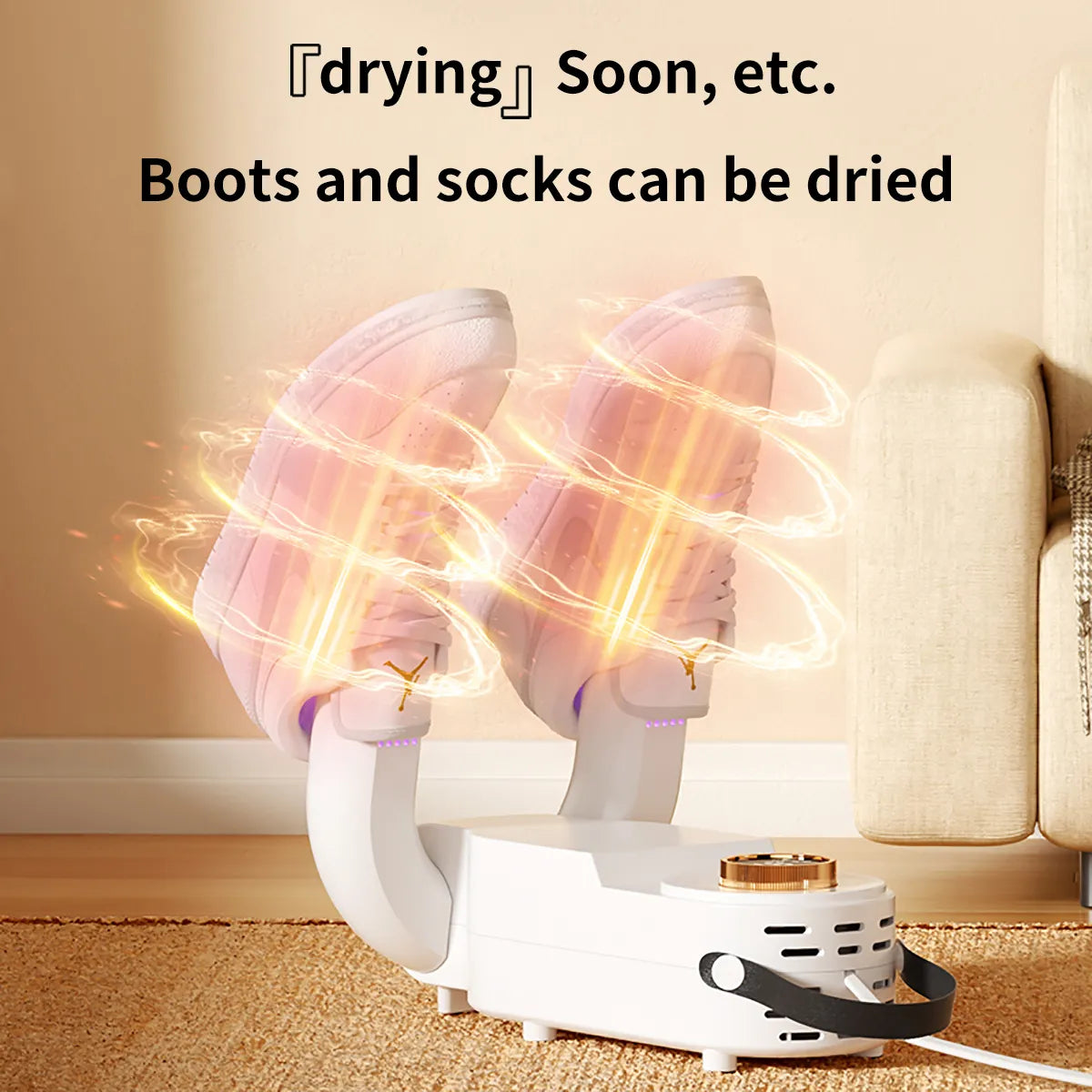 Electric Shoe Dryer Boot Warmer Shoe UV Foot Boot Dryer Eliminate Odor Fast Drying Boot Deodorizer Multifunction Socks Dryer [SOX]