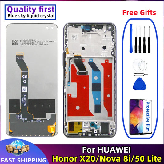 For Huawei Honor X20 50 Lite Nova 8i LCD Original With frame Mobile Phone Display Touch Screen Digitizer Assembly Replacement [MOB]