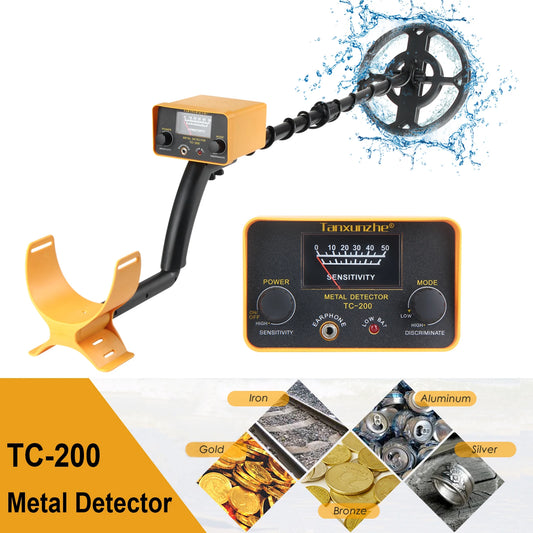 Tanxunzhe TC-200Y Upgrade Metal Detector Underground Wire Iron Metal Gold Detector Adjustable Tracker for Treasure Search New [MTL]