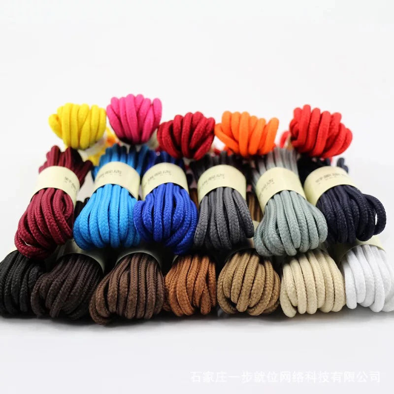 Classic Round Shoelaces Durable Polyester Solid Shoe laces Boot Laces for shoes Sneaker Shoelace 21 Colors 70/90/120/150cm 1Pair [SHO]