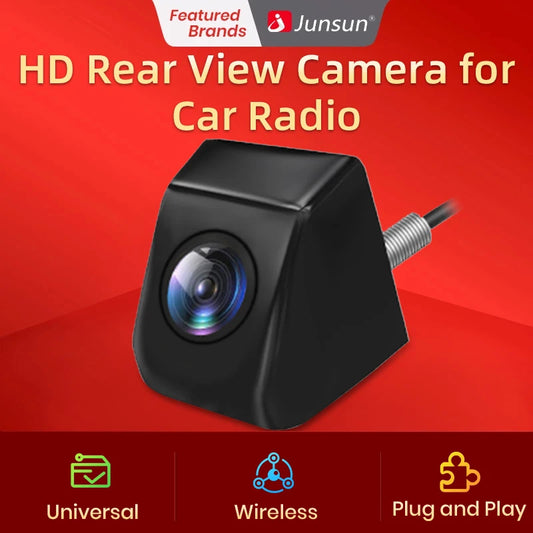 Junsun Car Camera 120° Wide-Angle Reversing Camera HD WaterProof Hiden Rear Cameras For Junsun Car Radio [CAR]