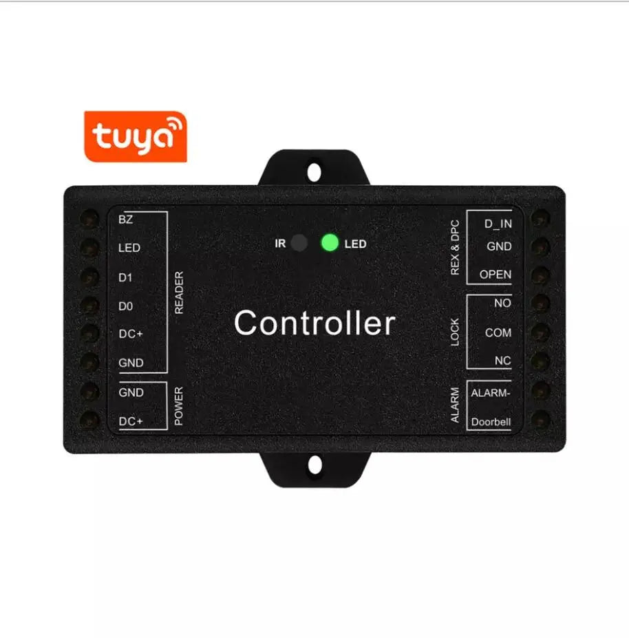 DC 12V Tuya Wifi Remote Control Sboard Mini Size Single Door Access Control Board controller Wiegand 26~44 bits Input 1000 User [SEC]