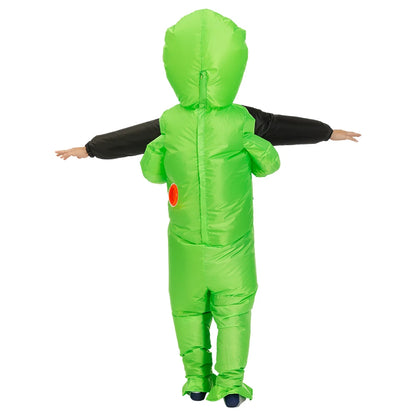 Kids Alien Inflatable Costume Boys Girl Halloween Party Cosplay for Men Women Adult Funny Christmas Suit Dress Anime Fancy [COS]