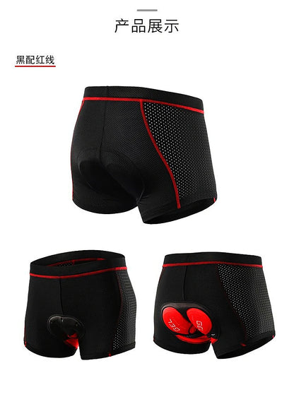 Fualrny Breathable Cycling Shorts Cycling Underwear 5D Gel Pad Shockproof Bicycle Underpant MTB Road Bike Underwear Man Shorts [CYC]