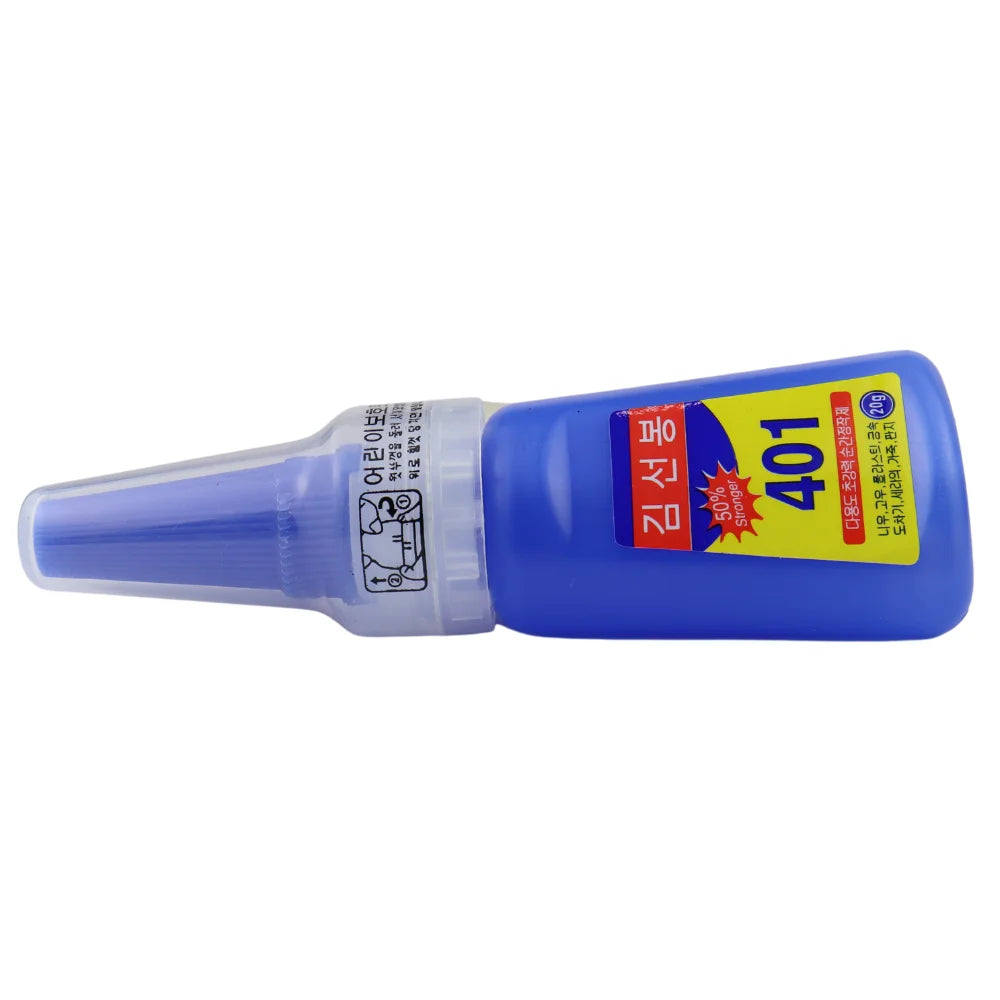 12g / 20g  Strong Transparent 401 Glue Soft Shoes Manicure Repair Metal Plastic Accessories Multi-Functional Adhesive [SHO]