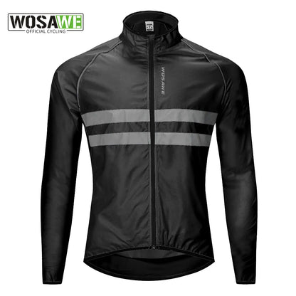 Men's Cycling Jacket High Visibility MultiFunction Jersey Road MTB Bike Bicycle Windbreaker Windproof Quick Dry Jacket [MEN]