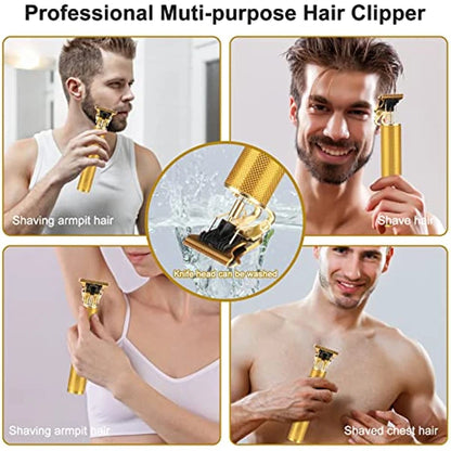 Electric Hair Cutting Machine Vintage T9 Clipper Hair Rechargeable Man Shaver Trimmer For Men's Barber Professional New Hot Sale [HAI]