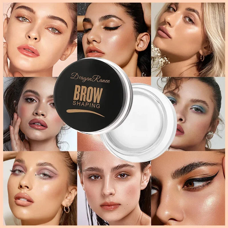 3D Wild Eyebrow Gel Wax Brow Styling Soap Waterproof Long Lasting Tint Eyebrows Enhancers Brows White Brown Makeup Cosmetic Tool [CSM]