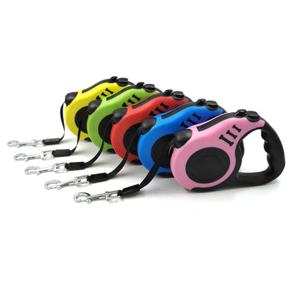 3 Meters 5 Meters Retractable Dog Leash Pet Leash Traction Rope Belt Automatic Flexible Leash For Small Medium Large Dog Product [PET]