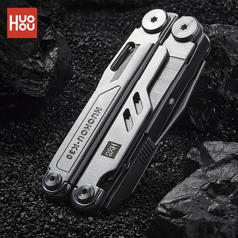 HuoHou K30 Pro 18 In 1 Multitool Folding Knife Hand Pliers Scissors Saw Portable Outdoor Multifunctional EDC Tools [HTO]