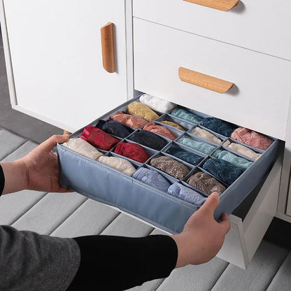 Socks Organizer Underwear Bra Storage Box Cabinet Drawer Organizer For Clothes Ties Wardrobe Clothes Organizer Cabinet Separator [SOX]