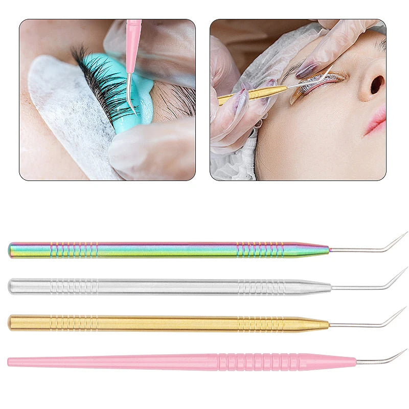 1pcs Lash Lift Curler Kit Eyelash Perming Stick Stainless Steel Cosmetic Applicator Comb Makeup Tool Eyelash Extension Supplies [CSM]