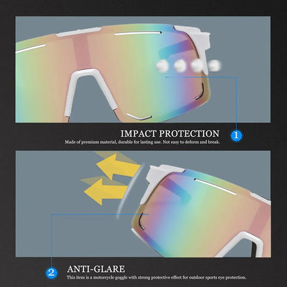 Polarized Cycling Sunglasses UV Protection Windproof Glasses For Men Women Polarized Lens Road Riding Bike Sports Glasses Eyewear [CYC]