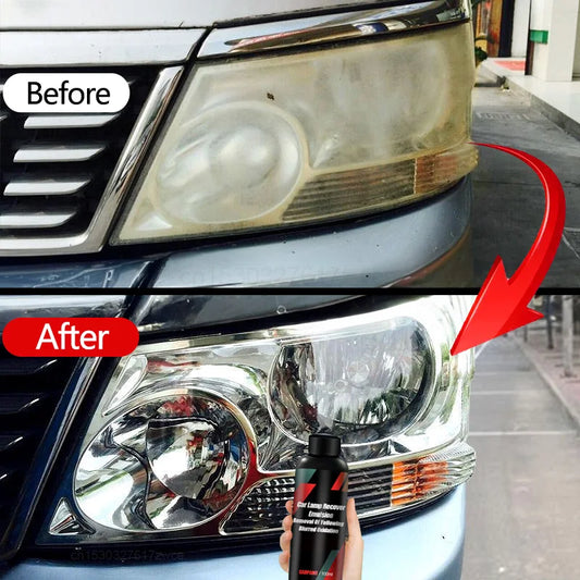 Car Headlight Polishing Agent Scratch Remover Repair Fluid Headlight Renewal Polish And Maintenance Liquid Kit Auto Accessories [CAR]