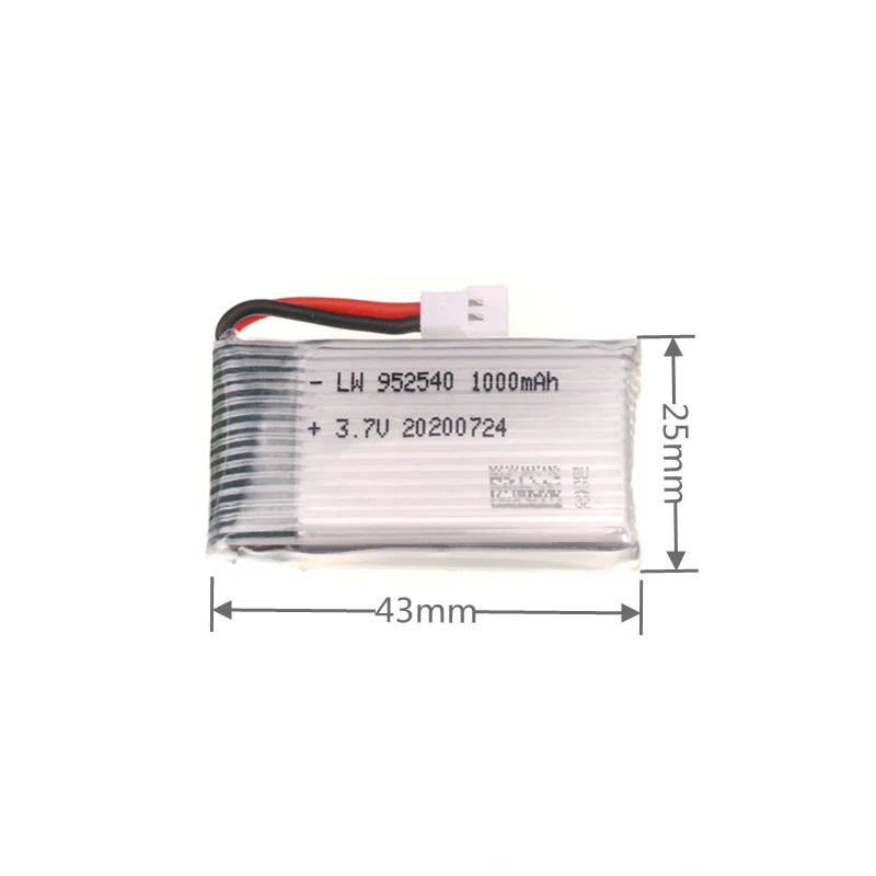 3.7V 1000mAh 25c Lipo Battery 952540 For Syma X5 X5C X5SC X5SW TK M68 MJX X705C SG600 Rc Quadcopter Drone Spare Parts [BAT]