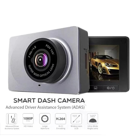 for YI Smart Dash Cam For Car ADAS 2.7 Screen Full HD 1080P Dash Cam with Night Vision ADAS English International Version [CAR]