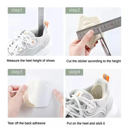 10Pcs Heel Insoles for Shoes Patch Heel Pads for Sport Shoes Adjustable Size Feet Pad Insole Shoe Heel Protector Back Sticker [SHO]