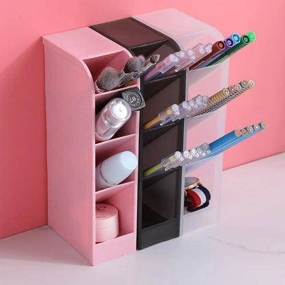 1pc Multi-Layer Pen Holder & Cosmetic Brush Storage Holder - Perfect for Office & School Supplies [CSM]