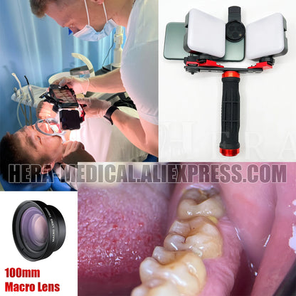 Bluetooth Dental Flash Light Photography Equipment Dentistry LED Oral Filling Light for Dentist Lighting Dental Photo Fill light [PHO]