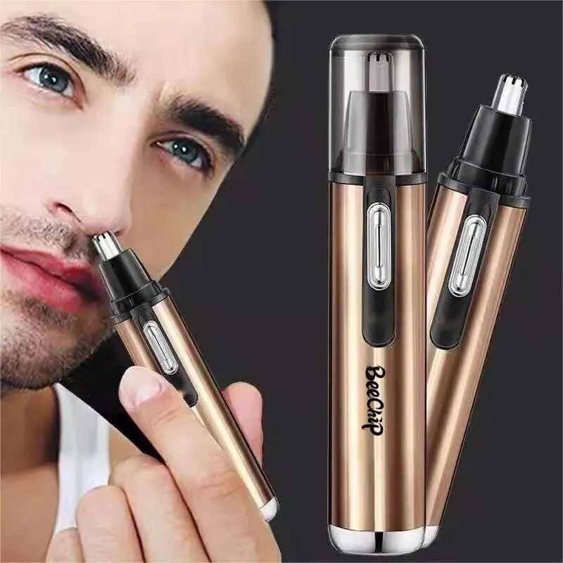 Nose Hair TrimmerNose Hair Shaver Ear And Nose Hair Trimmer Painless Battery Electric Men Nose Hair Shaver Men Nose HairScissor [HAI]