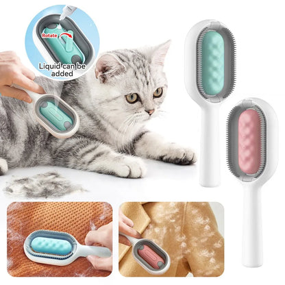 Pet Grooming Brush Massage Comb Remover  Supplies Pet Products with Wipes and Water Tank for Cat Dog Cleaning Skin Care [PET]