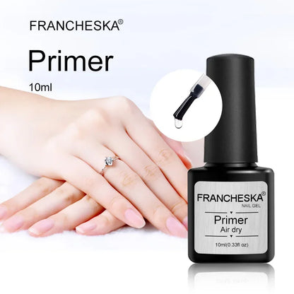 Fast Air Dry Primer for Nails UV LED Gel Base Primer Soak Off Gel Nail Polish for Nail Art Design Nail Dehydrator for Acrylic [BEU]