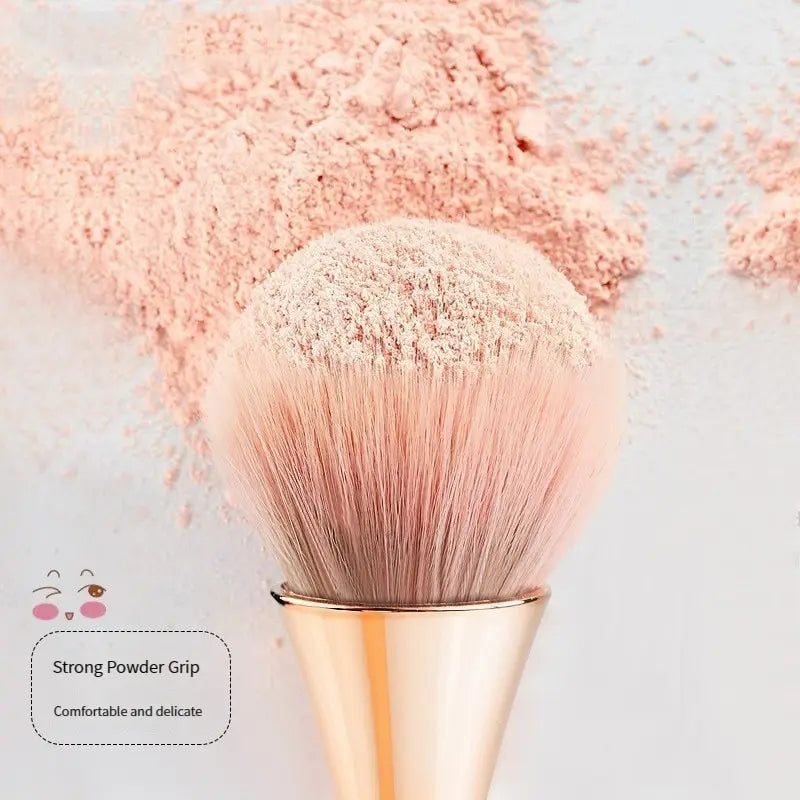 Cosmetic Brush Loose Powder Brush Oversized Highlighting Brush Blush Brush Soft Hair Makeup Fixing Powder Puff Beauty Tools [CSM]