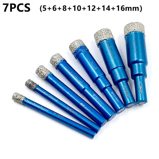 High Quali 1Pc 5-16mm Round Shank Brazed Ceramic Marble Granite Vitrified Tile Hole Opener Diamond Dry Drill Bit Hole Saw Cutter [TPT]