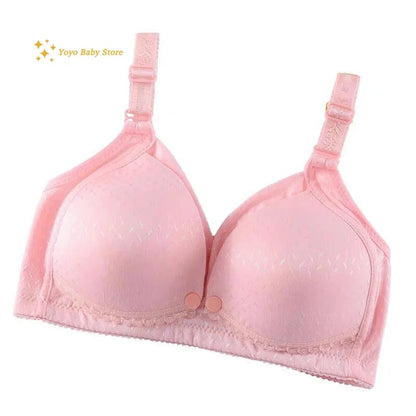 Maternity Breastfeeding Bra Lace Cotton Maternity Nursing Bra for Feeding Pregnant Women Underwear Women's Breathable Bras [GRM] [UND]