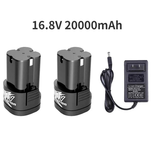 20000mAh 16.8V Lithium Li-ion Rechargeable Battery for Cordless Screwdriver Electric Drill Mini Angle Grinder Power Tools [BAT]