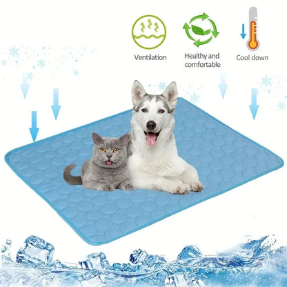 Dog Cooling Mat Summer Pet Cold Bed Extra Large For Small Big Dogs Pet Accessories Cat Durable Blanket Sofa Cat Ice Pad Blanket [PET]