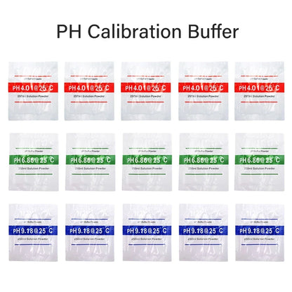 3/6/15pcs PH 4.00 6.86 9.18 Solution Calibration Buffer Powder Accuracy 0.01PH  For PH Tester Meter Digital Measurement [MTR]