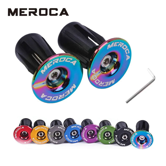 1 Pair Mountain Road Bike Handlebar End Plugs Aluminum Alloy Handle Bar End Cap BMX MTB Bike Grip Cover Bicycle Accessories [CYC]